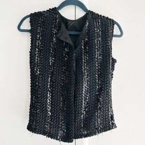 Vintage Sequin Party Top/Vest